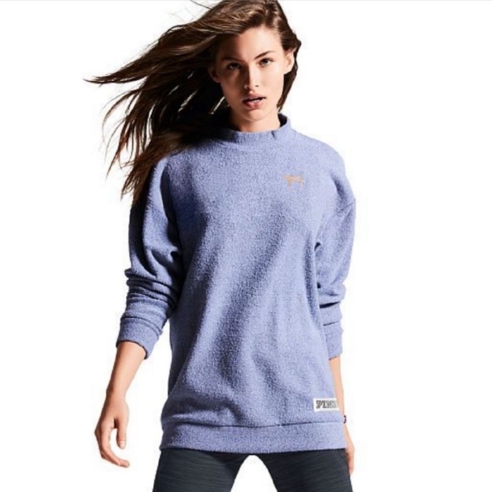 COPY - PINK Victoria's Secret Blue Crewneck Sweater